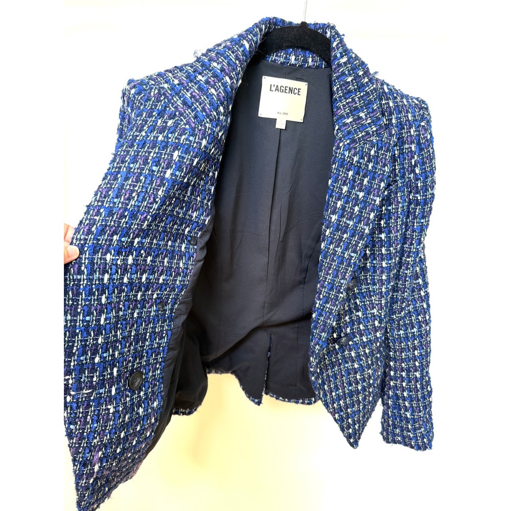 L'AGENCE Marie Tweed Blazer | Size 2 - Picture 13 of 14